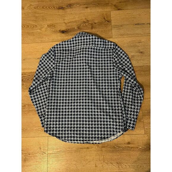 Construct Mens Blue Long Sleeve Button Up 4 Way Stretch Size Large NWT - Picture 2 of 3